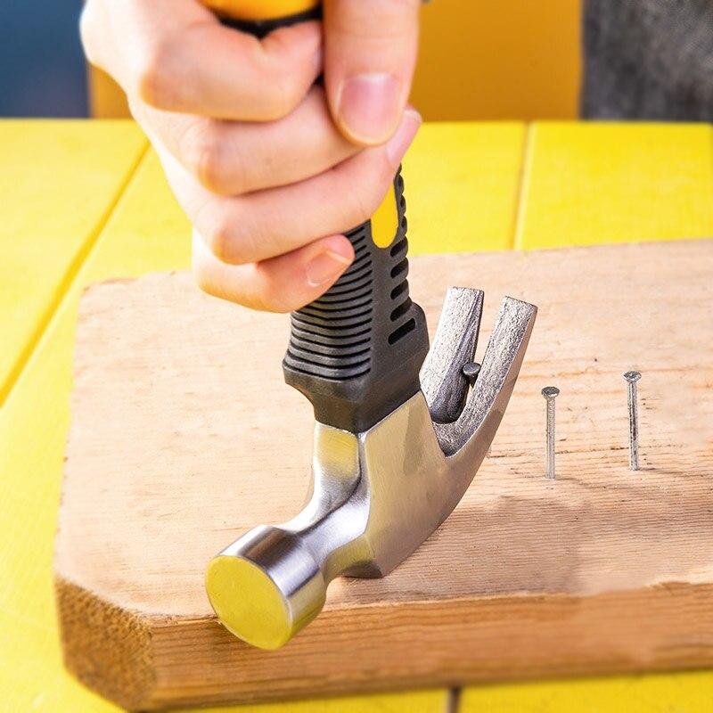 25MM Multifunctional Mini Ramshorn Hammer 160 mm Engineering Handle Lightweight Portable Carpentry Window Breaking Hand Tools Home