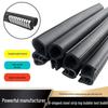 U-Shaped Rubber Steel-Backed Sealing Strip for Car Doors and Cabinets