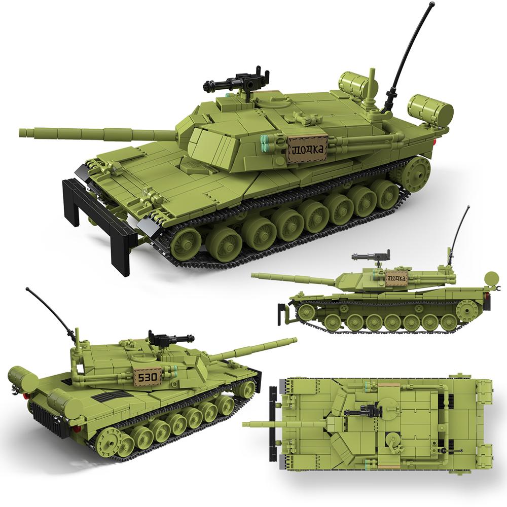 1154 peças WW2 Exército Militar Soldados SWAT Tanque M1-KVT Blocos de Montar Tijolos Brinquedos Infantis Presente sem caixa