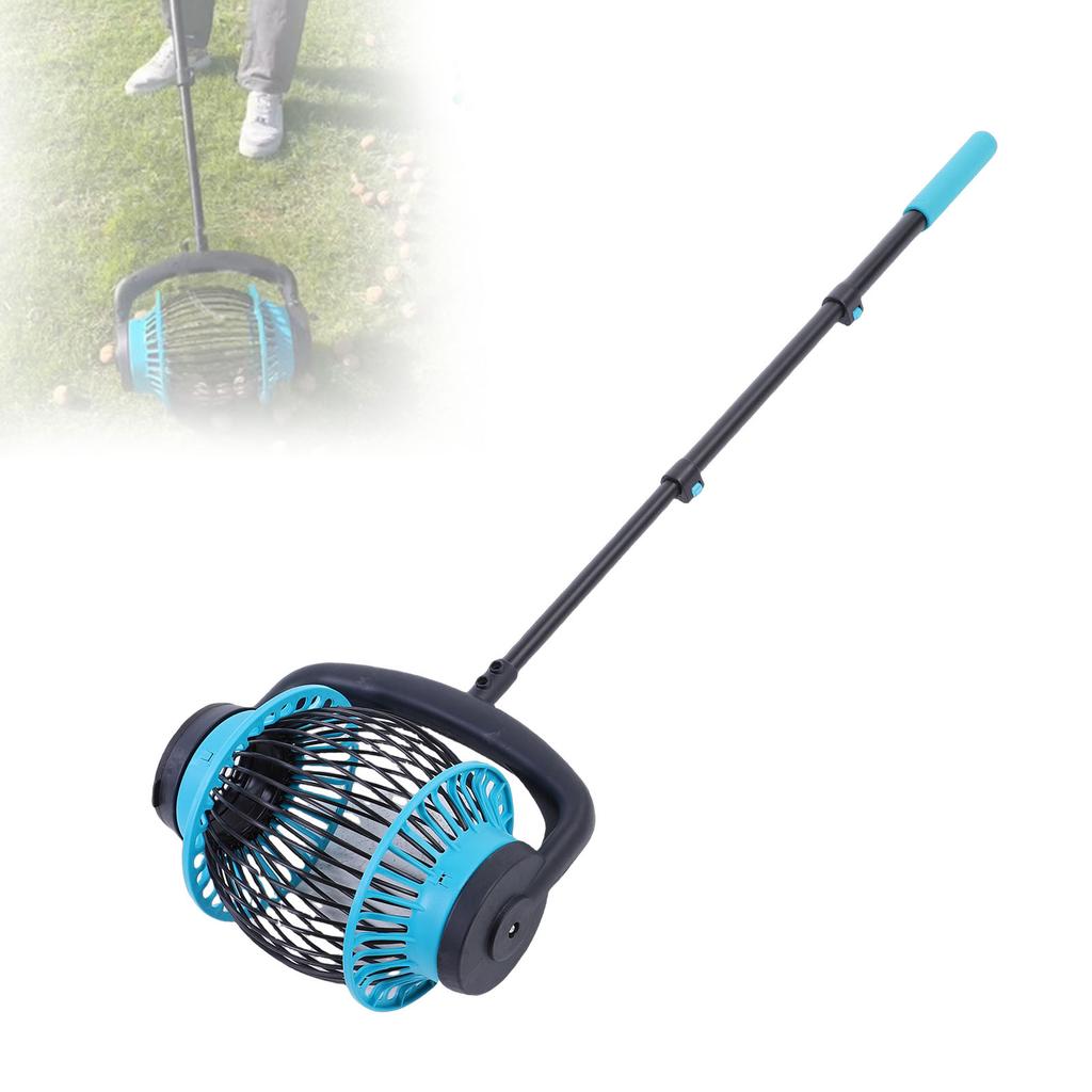 Zbieracz orzechów na kółkach Aluminiowy Nylonowy 4,3FT Teleskopowy Wielofunkcyjny Zbieracz żołędzi Rolka do pekanów Orzechów włoskich Na zewnątrz