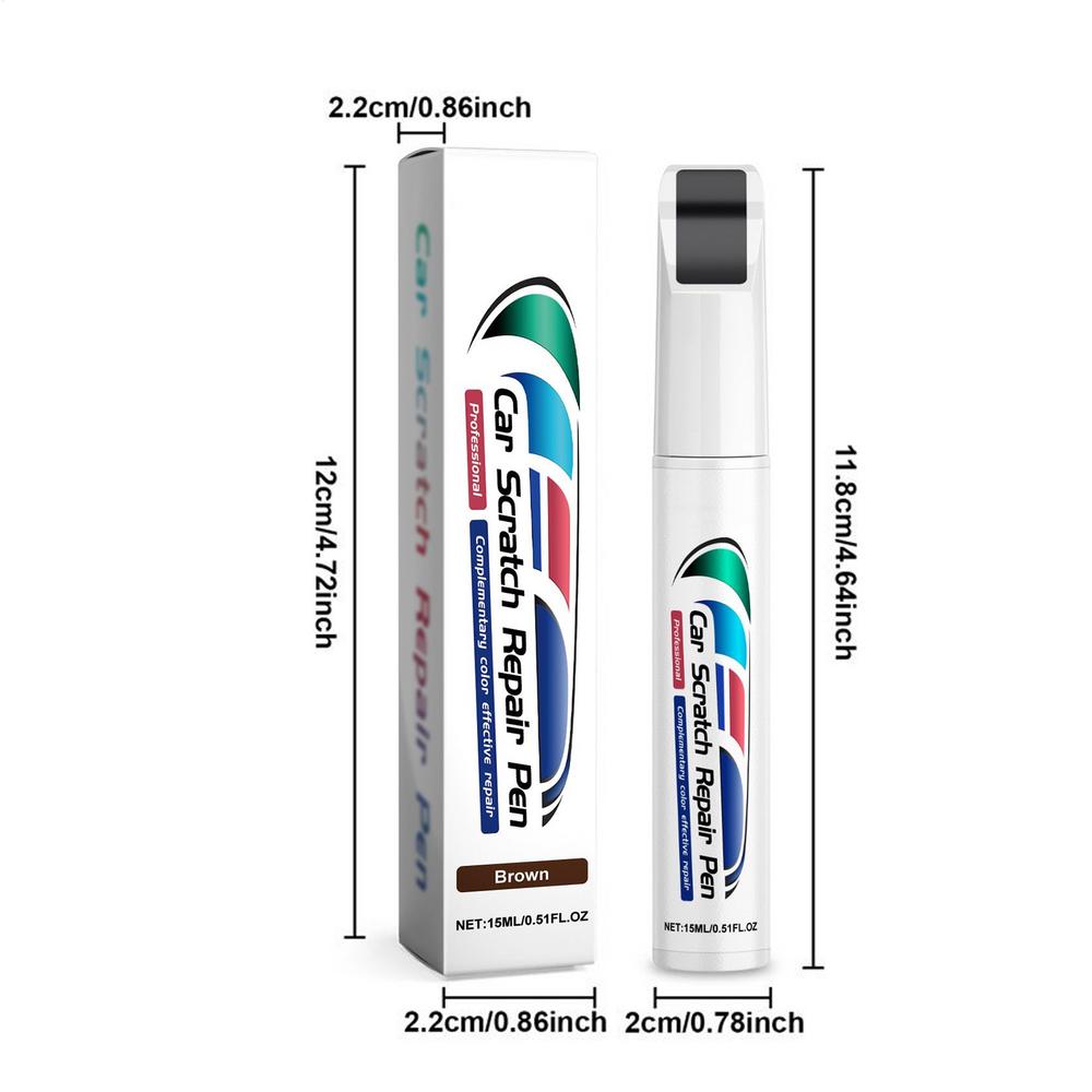 Car Paint Scratch Repair 15ml Quick Touch Up Paint Pen Automotive Scratch Remover Versatile Auto Chip Repair Exterior Repair