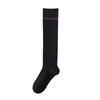Women's Calf Socks, Antibacterial, Deodorizing, Mite-removing, Bamboo Fiber Pile Socks, College Wind Strip, Vertical Strip, Slimming, Long Tube