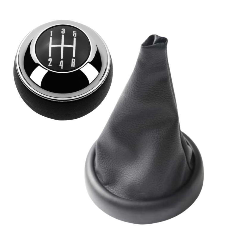 5/6 Speed Car Gear Shift Knob Lever Shifter Pen Leather Gearbox Gaiter Boot Cover Case For BMW Mini Cooper R50 R52 R53 2001-2008