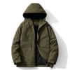 Men's Windproof Waterproof Cotton-padded Two-piece Set Winterproof Warm Cotton-padded Hooded Jacket