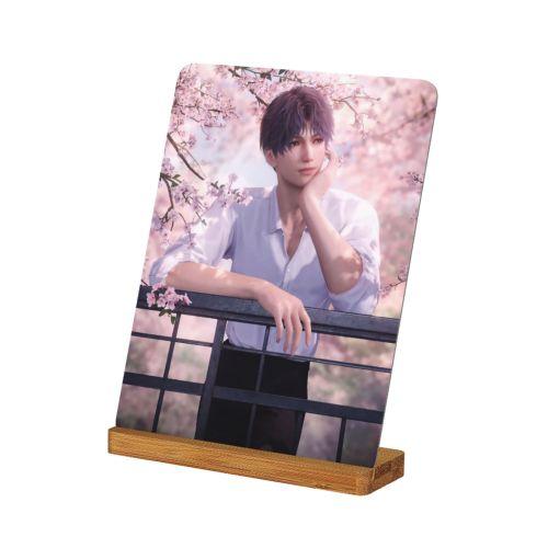 7/8in Game Love and Deepspace Sylus Rafayel Zayne Xavier Caleb Anime Metal Photo Ornament Bedside Cartoon Decoration Gift 2025