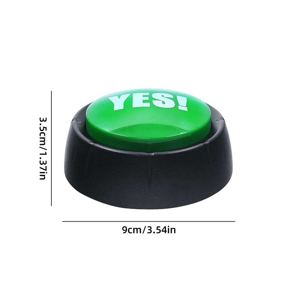 Voice Yes No Squeezing Button Speaker Game Competition Answer Press Funny Voice Toy