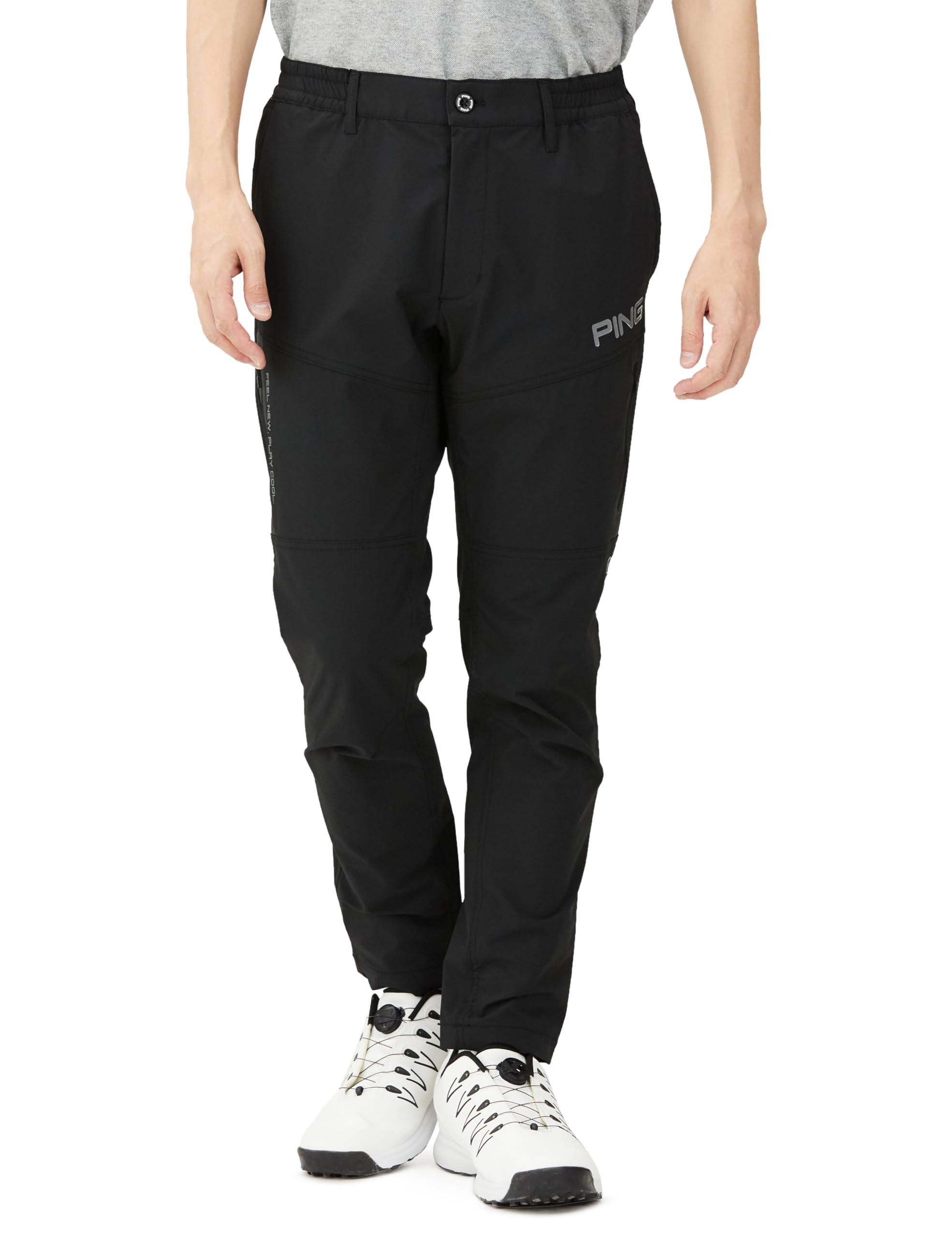 

[Pin Apparel] Men s Tapered Pants (CORDURA Fabric, All-Directional Stretch) Golf 621-4131105 010Black L