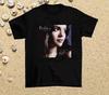 Rzadki bawełniany czarny T-shirt unisex z krótkim rękawem Norah Jones, wszystkie rozmiary