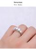 Anillo de Moissanita Color D para Mujer: Elegante Plata de Ley 925, Diseño Versátil de Alta Gama
