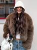 Women's Winter Lambswool Thick Cardigan Coat - New Fur Series