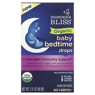 Mommy's Bliss, gocce biologiche per la buonanotte per neonati, da 4 mesi in su, 2 fl oz (60 ml)