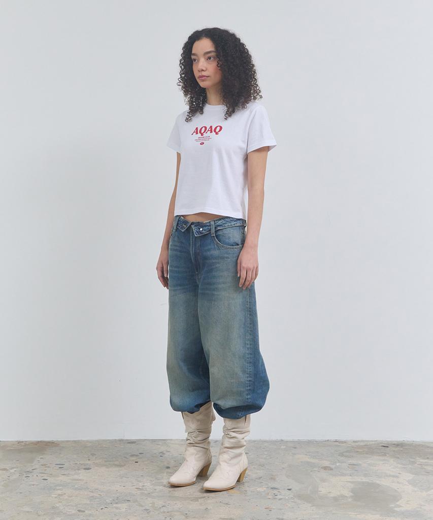 Eikyueikyuhauseukeulleob Basic Logo T-Shirt [White]