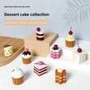 Playset Wooden Dessert With Western Pastries For Kid Play And Interaction Parent