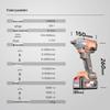 Dongcheng 520N·m 20V Brushless Cordless Impact Wrench CN plug (adapter included)