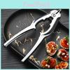 Alloy Zinc Sleek Clam Opener Essential Kitchen Tool For Effortless Shell Removal Enjoyment And