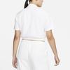 Nike Crop Tops Women's White Lapel Moderate DM6465-100