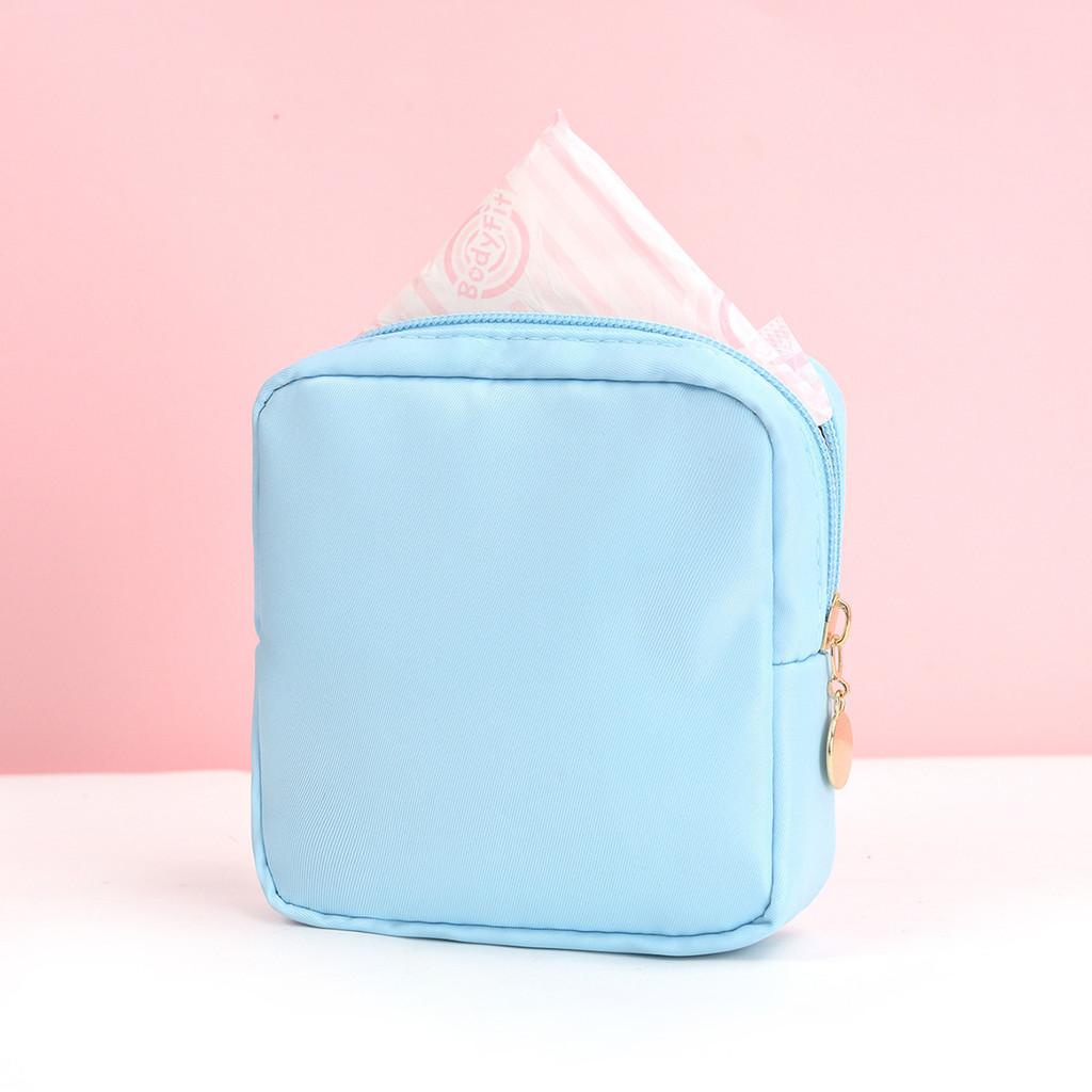 Modern Simplistic Tampon Storage Bag With Large Capacity For Travel And Bedroom Organization