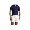 Polo Ralph Lauren SS22 Solid Color Logo Embroidered Pullover Short Sleeve Polo Shirt Men Polo Shirts Blue MNPOKNI1N821684-410