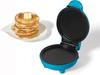Electric Mini Pancake Maker 4" Non-Stick Cooking Surface Easy To Use & Clean 300W, Blue
