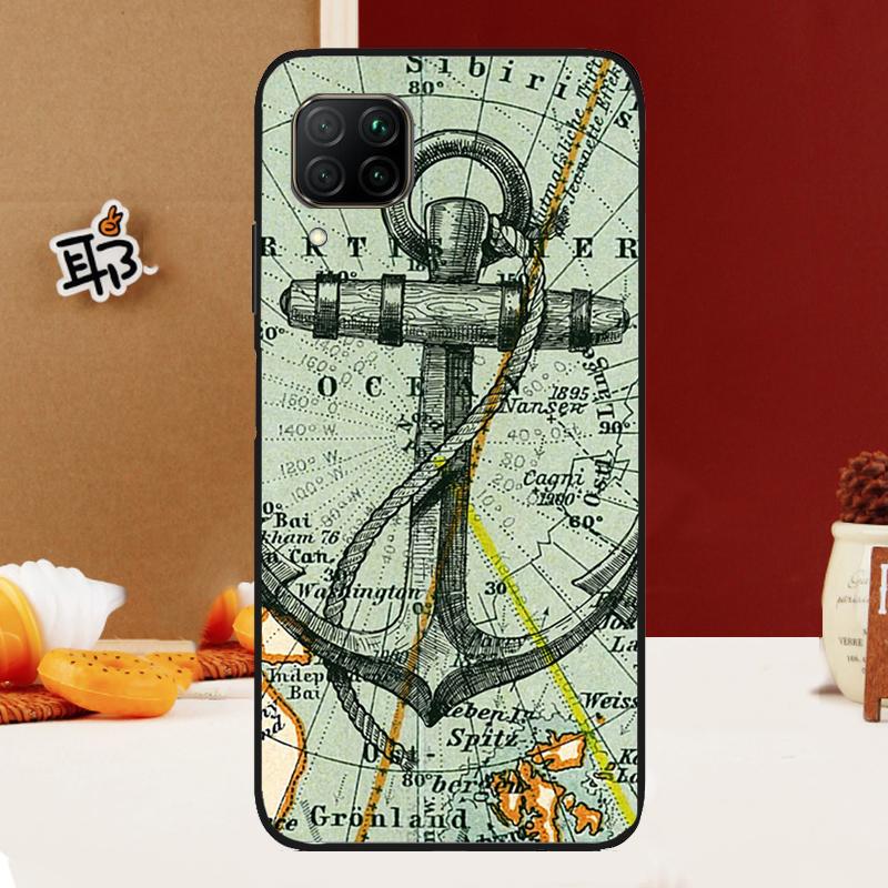 Anchor Sea Beach For Huawei Nova Y70 Y91 Y90 Y60 Y61 Y72 Y73 3i 7i 8i 11i 12i 9 10 SE P20 P30 P40 Lite Case