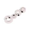 5 Pièces Anneau Fixe d'Axe Optique Type Ouvert Roulement à Anneau Fixe Manchon de Blocage Limite Aluminium Arbre de Positionnement Automatique à Anneau Fente