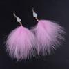 Sweet Feather Pendant Earrings Cartoon Dangle Earrings Fashion Pendant Earring Statement Jewelry for Girls Women