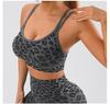 TK High Waist Seamless Yoga Set: Stretchy Three-Quarter Shorts & Sexy Bra with Chest Pads for Women