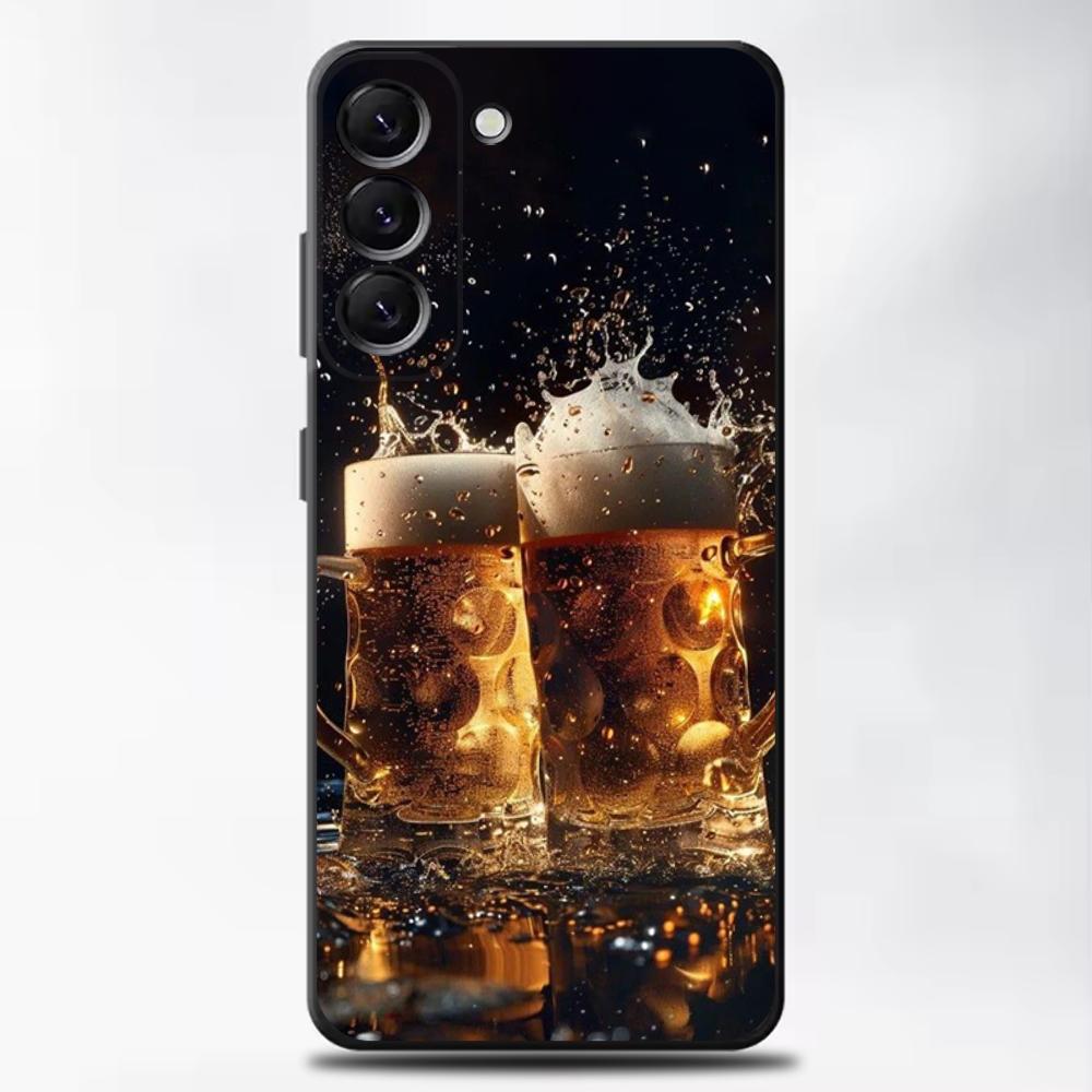 

Beer Alcohol Phone Case For Samsung Galaxy A13,A21s,A22,A31,A32,A52,A53,A71,A80,Soft Black Shell Samsung a135g