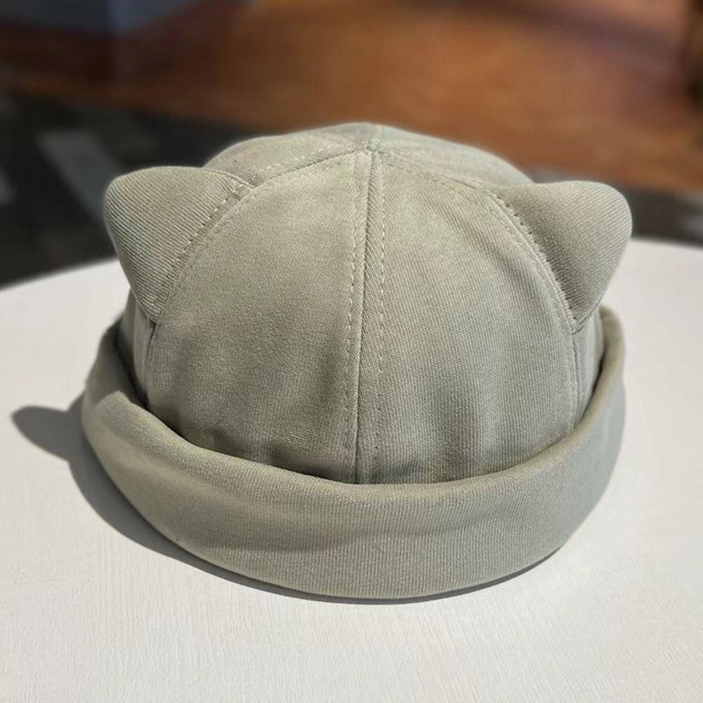 

Warm Thickened Cap Winter Hip Hop Hats New Winter Beanie Hats For Women Men Style 01-green