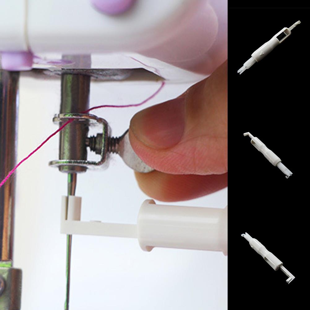 DIY-Nadeleinfädler einlegen Applikator Griff Nadelfaden für Werkzeug ...