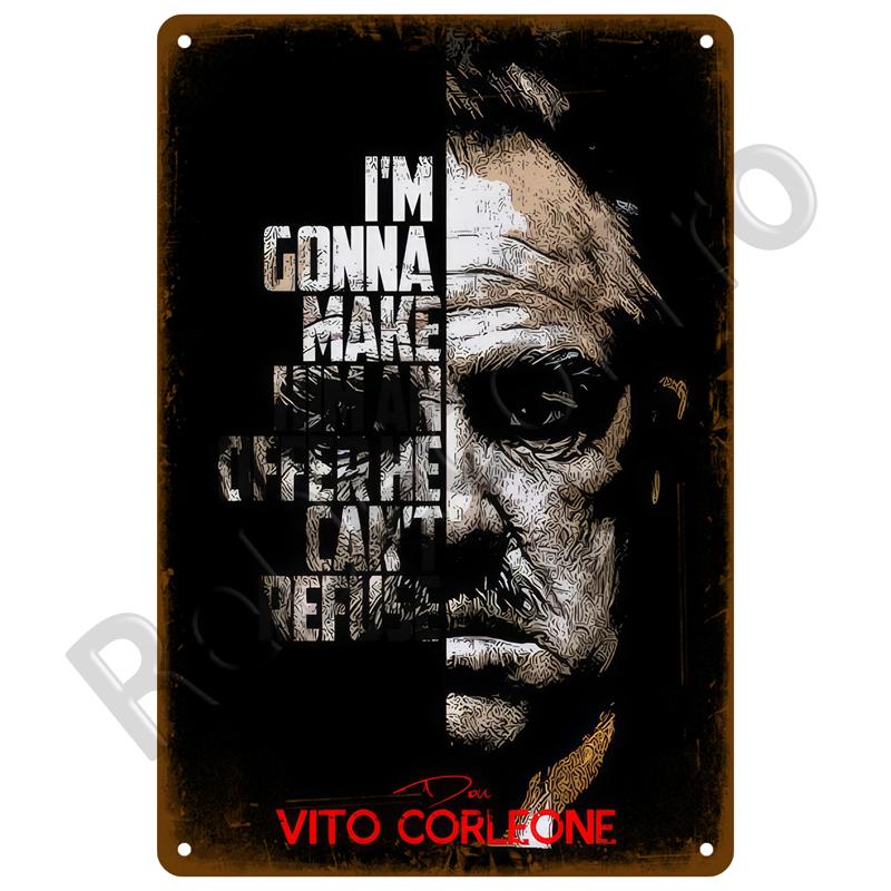Movie Metal Sign Industrial Deco Retro Film Tin Sign Aesthetic Living Room Vintage Poster Vintage Metal Wall Decor Decoration