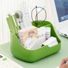 1Pcs 5-Grids Makeup Brush Holder Multifunctional Storage Bucket Durable Desktop Organizer