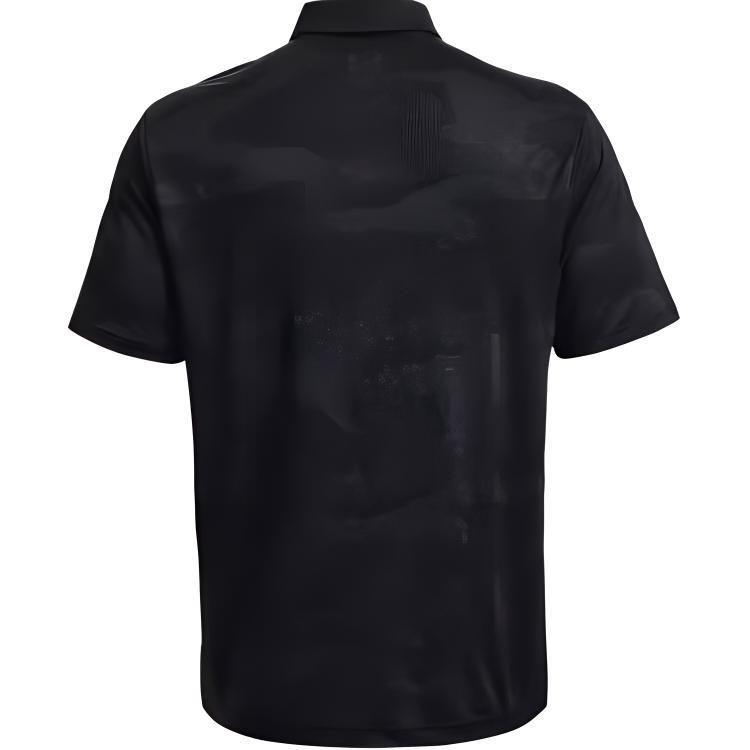 Under Armour Playoff 2.0 Polo Shirts Men's Black Polo Collar Moderate Straight Fit Unisex 1373694-002