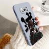 Demon Slayer Cute For POCO M5S M4 M3 C55 C50 C40 C3 X5 X4 X3 X2 F5 F4 F3 Pro GT NFC Liquid Left Rope Phone Case