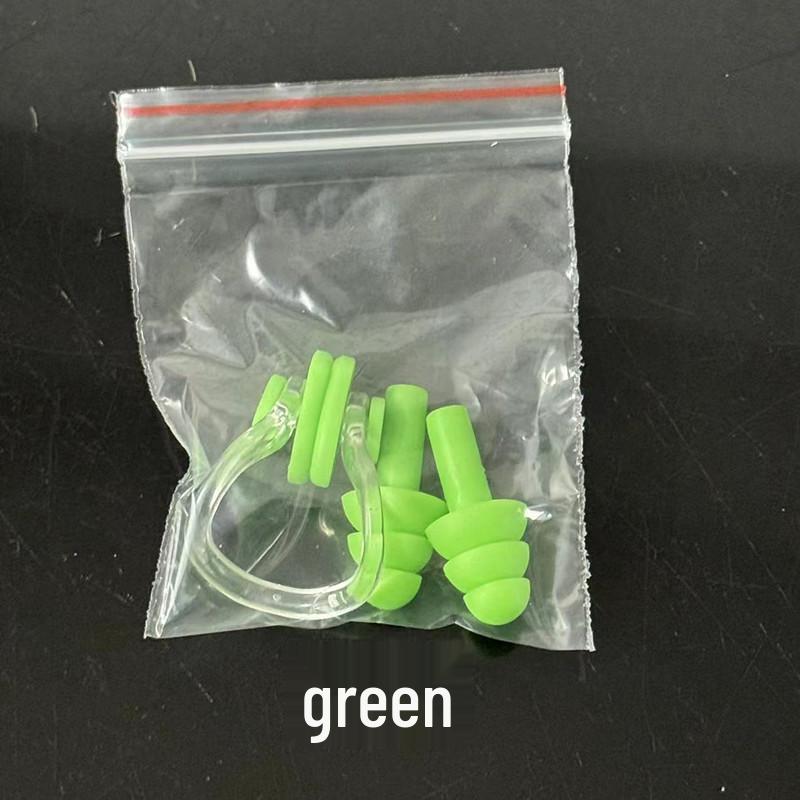Nose Clip & Waterproof Silicone Earplugs for Swimming - Universal Fit for Adults & Children