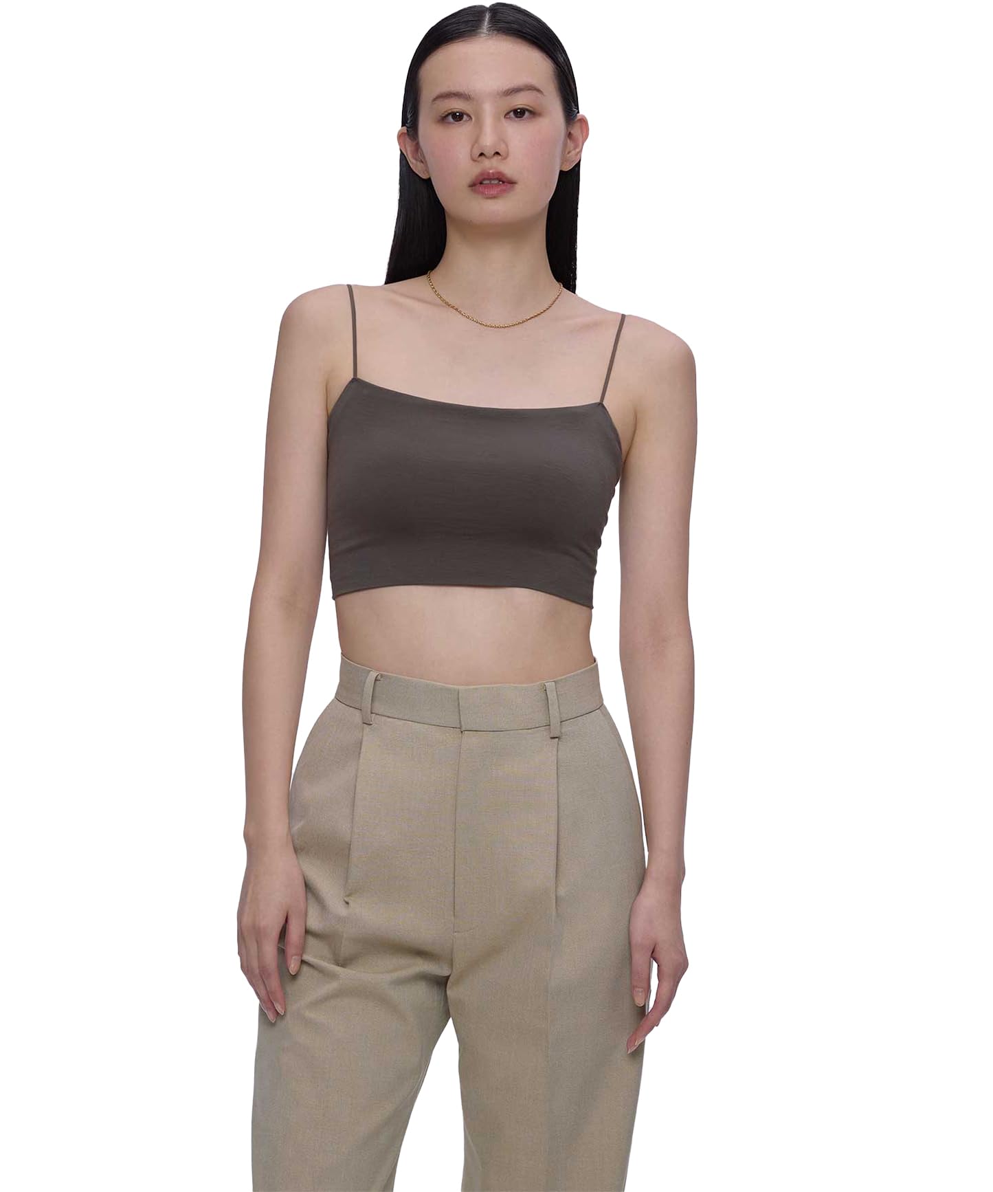 

Our Wacoal Short Camisole with Outerwear Functions as a Top and Underwear in Creates a Beautiful Bust OB Cups, Top, One, Cup-In Wear, Silhouette,