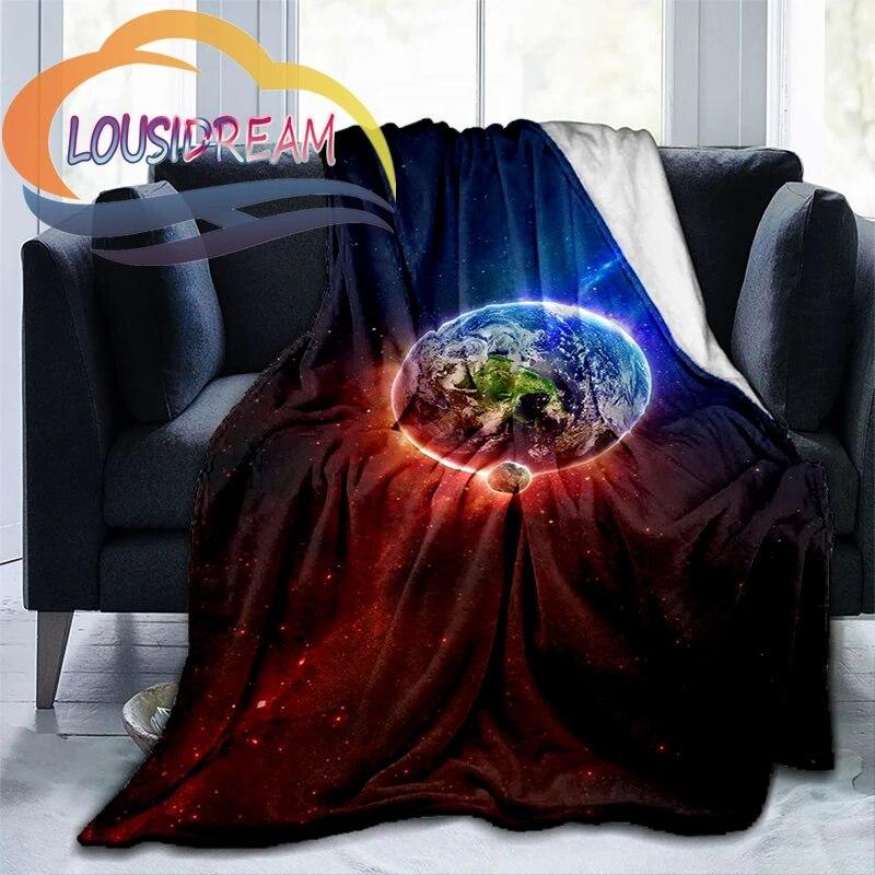 Space Universe Vector and The Sun  Many Planets In Galaxy Series Wool Blanket Cashmere  Fashion Flannel Blanke