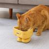 Cartoon Ceramic Cat Bowl High Footed Anti-ant Cat Bowl Slow Eating Bowl  Cat Feeding