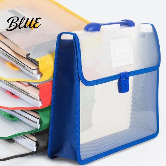 Dokumenten-Organizer-Tasche Aktenordner-Tasche Mit Verschluss-Schnalle Mit Griff Erweiterbar Wasserdicht Schulbedarf 800 Blatt Kapazität Ablage für