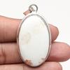 Pendant Scolecite Gemstone Handmade Gift For Her Silver Jewelry 2.25"