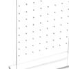 Acryl Ohrringhalter Ohrstecker Displayständer 72 Löcher Stecker Aufbewahrung