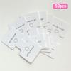 50Pcs Hair Accessories Display Cards Cardboard Diy Jewelry Holder Selling Organizer Hairband Hanging Labels Packaging Material