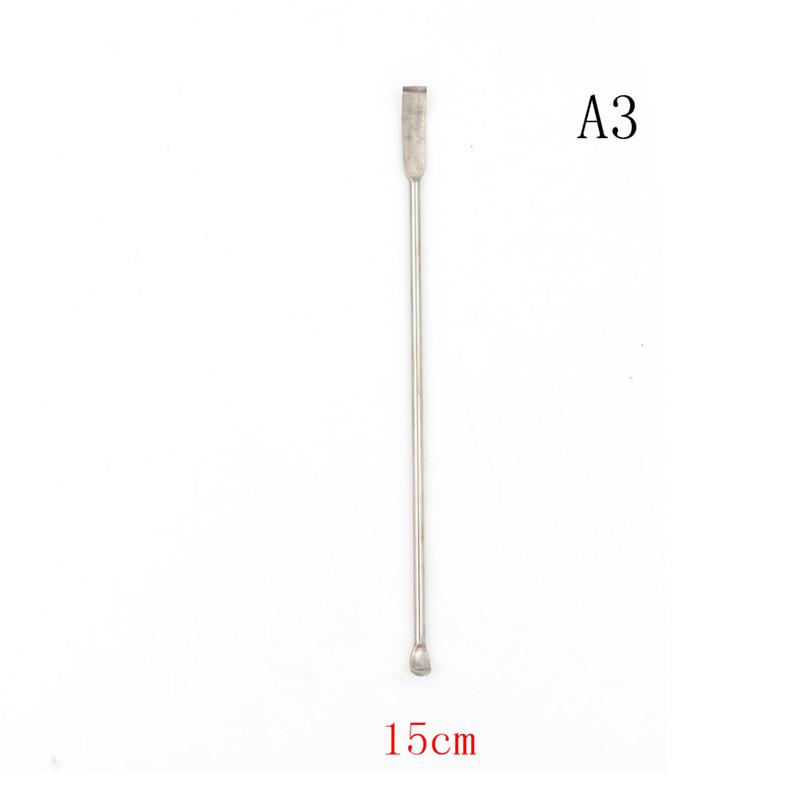 

1 шт. нержавеющая сталь лабораторный микро шпатель медицинская ложка совок лопатка аптека здоровый 15cm