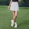 Fila Tennis Fashion Simple Classic Pleated Sports Woven Tennis Skirt Women Skirts Cloud-White A11W623337FWT