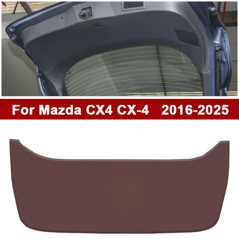 For Mazda CX-4 CX5 CX-5 2016-2025 Car Trunk Tailgate Protection Pad Trunk leather Anti-dirty Waterproof Backplate Protective Pad