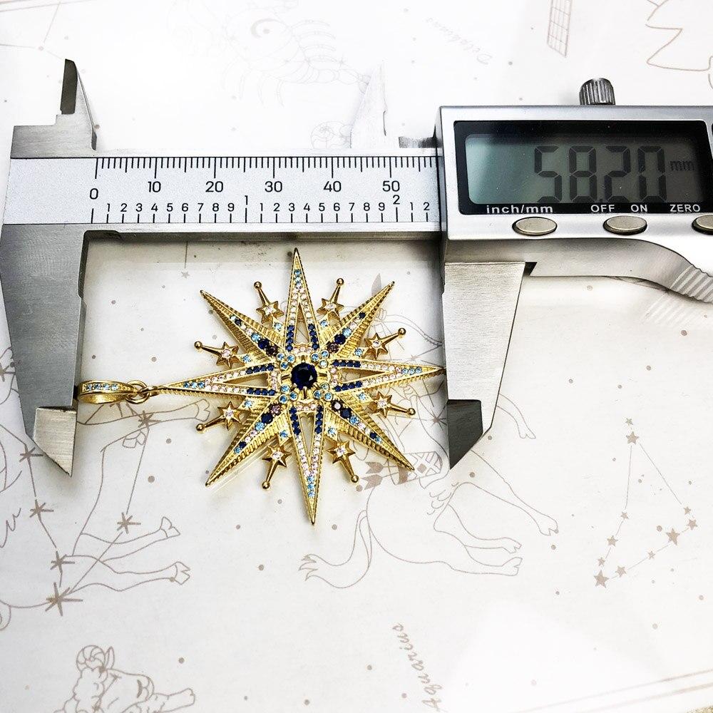 Pendants Royalty Star Golden ,Spring Jewelry For Women Retro Sterling Color Accessorie Preciously Handcrafted Souvenir GiftVintage Jewelry