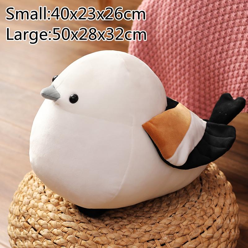 Süßes Meise Plüschtier Weiches Kuscheltier Dicke Vogelpuppe Kissen Kuschelspatzen Plüschtiere Geburtstagsgeschenke Für Mädchen Small