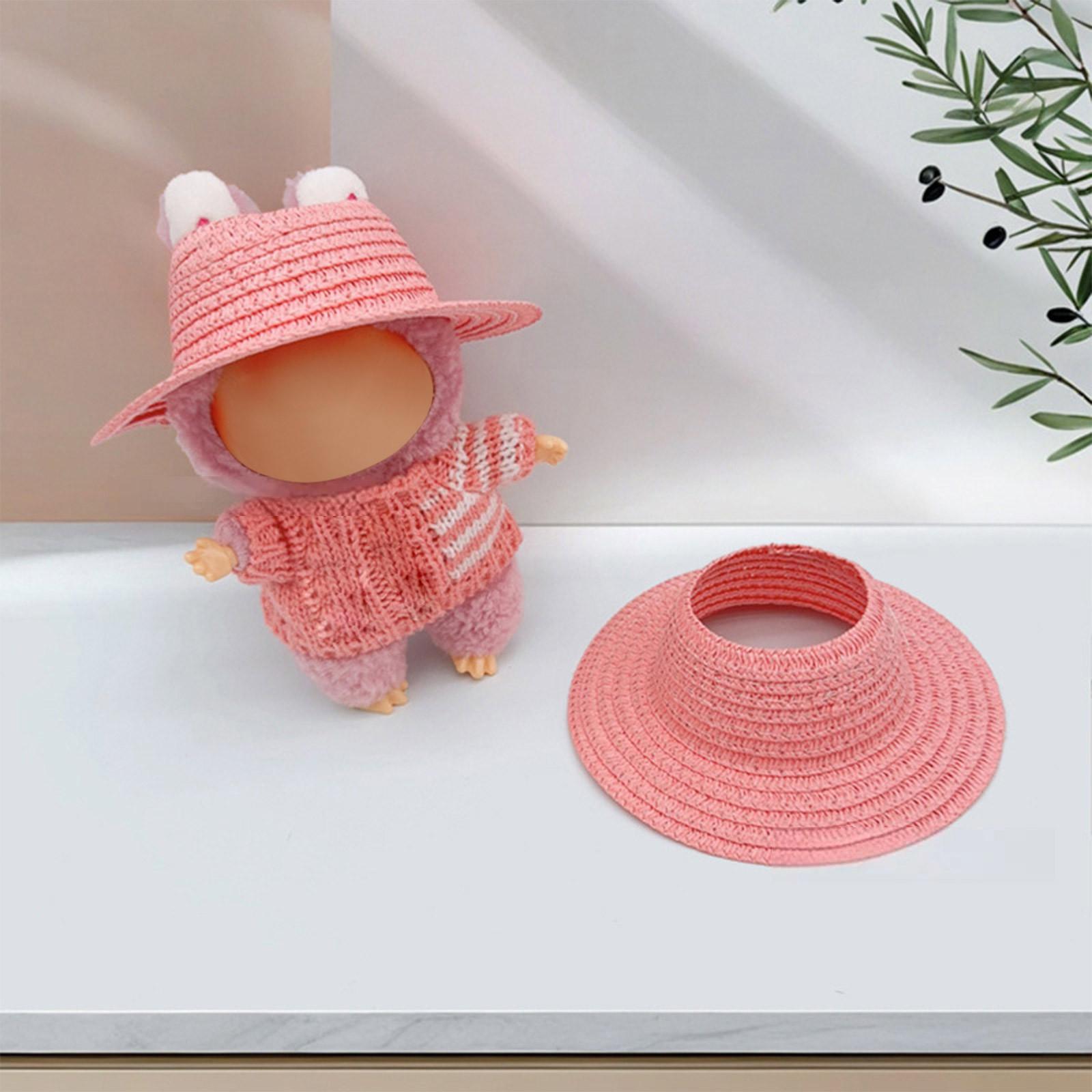 

Cowboy Hat Micro Western Small Doll Hat Cute Doll Decoration For Dollhouse Cow Party Decoration One Size розовый