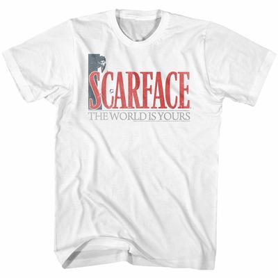 Scarface Movie The World Is Yours Logo Men's T Shirt Cocaine Cuban Drug Cartel Unisex T-Shirt