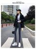Women's High-Waisted Winter Skinny Jeans with Velvet Lining